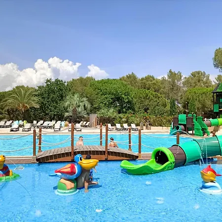 Luxe 6 Persoons Chalet Camping Lei Suves Cote D'Azur Roquebrune-Sur Argens Kamp alanı
